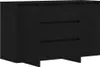 vidaXL Dressoir, zwart, eikenlook, 120 x 41 x 75 cm, Productafbeelding-voorbeeld 2