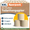 60 Rollen Toilettenpapier 3-lagig – 250 Blatt pro Rolle -  Produktbild-Vorschau 1