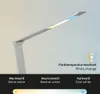 A modern LED desk lamp with adjustable color temperature, shown with different light color options. Produktbild-Vorschau