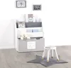 Kinderbücherregal mit rollen grau h70cm  - Atmosphera Produktbild-Vorschau 5
