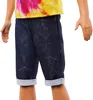 Mattel GHW66 - Barbie - Fashionistas -  Ken mit langen Produktbild-Vorschau 5