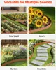 Bordures de jardin en acier, lot de 10, 40 x 4,5 pouces, Voir les images du produit 7