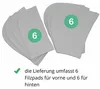 AMKA Korrektur Sattelpad Sattelkissen mit 4 Taschen + 12 Produktbild-Vorschau 5