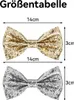Herren Glitzer Fliege 10er Set – Verstellbare Glanzfliegen Produktbild-Vorschau 7