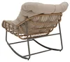 home24 Gartensessel mit Fußhocker - Stahl / Webstoff - Grau Produktbild-Vorschau 10