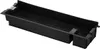 A black plastic filter tray is shown from a diagonal angle against a white background. Produktbild-Vorschau