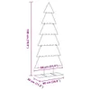 vidaXL Metall-Weihnachtsbaum für Dekorationen Schwarz 180 Produktbild-Vorschau 6