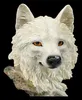 Wolf Figur Höhe: 12,5 cm - Büste weißer Wolf - Fantasy Deko Produktbild-Vorschau 7