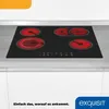 Exquisit Kochfeld EKC 601-2.1 BZ | Glaskeramik | Touch Produktbild-Vorschau 5