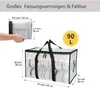 4 Pack Clear Clothes Storage Bags Water Resistant Thickened Produktbild-Vorschau 3