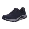 A single blue and gray men's shoe is shown against a white background. Produktbild-Vorschau