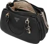 Elegante schwarze Fedora-Damentasche mit abnehmbarem Produktbild-Vorschau 19
