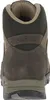 The back view of a brown hiking boot. Produktbild-Vorschau