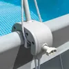 abri de piscine 375 x 300 cm polyester blanc/gris Voir les images du produit 20