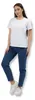 T-shirt oversize da donna - taglia M - bianca - 100% cotone Anteprima dell’immagine prodotto 4