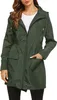 ASKSA Damen Regenjacke Wasserdicht Atmungsaktiv Leicht Produktbild-Vorschau 3