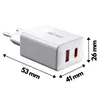 Caricatore rapido Echos 33W doppia porta USB-C + USB-A | Anteprima dell’immagine prodotto 7