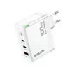 Schnellladegerät 100W Netzladegerät 2xUSB-C+USB-A QC3.0+PD Produktbild-Vorschau 1