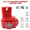 Batteria da 9,6V - Batteria per utensili PA09 - 4000mAh Anteprima dell’immagine prodotto 4