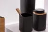 WENKO Garniture WC Rotello noir WC nettoyage porte-brosse Voir les images du produit 8