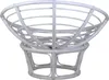 MiaMöbel Sessel 'Papasan' weiß, Ø 100 cm Produktbild-Vorschau 7