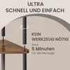 SONGMICS HOME Eckregal mit 4 Ebenen, Standregal für Produktbild-Vorschau 15
