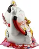 Glückskatze Maneki-Neko Familie Porzellan 30cm weiß Produktbild-Vorschau 4