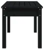 vidaXL Zahradní lavice černá 80x44x45 cm z masivního Náhled obrázku produktu 5