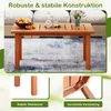 COSTWAY Stolik kawowy drewniany, stolik pomocniczy na Podgląd zdjęcia produktu 6