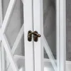 2er Set Laterne aus Holz Weiß Metall Kerzenhalter Windlicht Produktbild-Vorschau 6