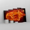Bild auf Leinwand - Leinwandbild - Auto Flammen Räder - Produktbild-Vorschau 4