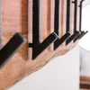 Wandgarderobe Garderobe Edge 2x6 Haken / Massiv Akazie Produktbild-Vorschau 4