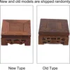 Houten voetstuk, 8x8x3,7 cm, vintage decoratie, Productafbeelding-voorbeeld 7