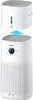 A white Philips air purifier with a top piece detached and an arrow indicating it should be placed on top. Podgląd zdjęcia produktu