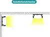 Yakimz 10x1m LED profil aluminiowy profil aluminiowy szyna Podgląd zdjęcia produktu 3