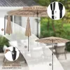 KOMFOTTEU parasol Ø 265 cm, uchylny parasol ogrodowy z Podgląd zdjęcia produktu 3