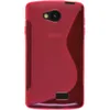 PhoneNatic Case kompatibel mit LG F60 - pink Silikon Hülle Produktbild-Vorschau 3