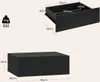 WOLTU 2er Set Nachttisch hängend, mit Schublade, 40x30x14 Produktbild-Vorschau 3