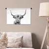 MuchoWow® Wandteppich Wandbehang Scottish Hochlandrind - Produktbild-Vorschau 5