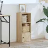 vidaXL Bücherregal Sonoma-Eiche 31x24x77 cm Holzwerkstoff Produktbild-Vorschau 3