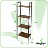Regał ciemny brąz do salonu rustykalny BEGRYF 56x34x137 Podgląd zdjęcia produktu 3