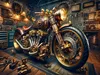 CALVENDO Puzzle Steampunk Voyager: Ein Custom-Bike im Produktbild-Vorschau 3