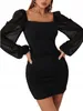 Elegantes Kleid - Damen - Modisches Abendkleid - Minikleid Produktbild-Vorschau 6