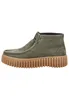 CLARKS Schnürschuhe Torhill Moss Dark Green Nub mit Produktbild-Vorschau 19