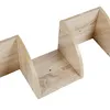 Wandregal Wand-Eckregal Wandregale 20x20x123cm Holzfarbe Produktbild-Vorschau 6