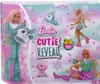 A Barbie Cutie Reveal Advent Calendar box with illustrations of Barbie dolls and winter-themed characters. Voir les images du produit