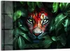 DEQORI Glasbild Echtglas 90x60 cm 'Dschungelblick' Wandbild Produktbild-Vorschau 1