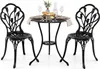 Ensemble de meubles de jardin COSTWAY 3 pièces, table de Voir les images du produit 1