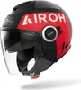 Airoh Helios Up Jethelm Farbe: Schwarz Matt/Rot, Grösse: S Produktbild-Vorschau 1