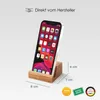 Rikmani Handy Halterung Handyständer iPhone Halter Eiche Produktbild-Vorschau 2